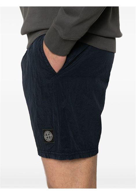 pantaloncini b100004 uomo navy STONE ISLAND | L1S15 B100004 S0043V0020